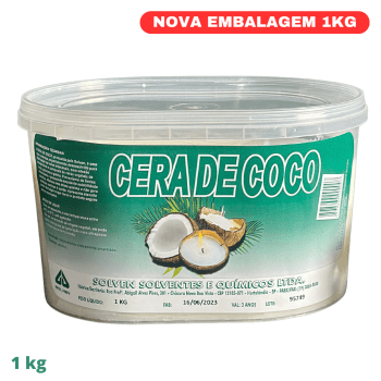 Cera de Coco para Velas Artesanais 1 kg Solven