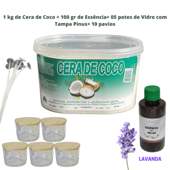 Kit Velas Artesanais e Aromáticas