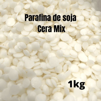 Parafina de Soja Lentilhada - Ceramix 1kg  Solven